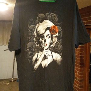 Life/death-love/hate graphic shirt